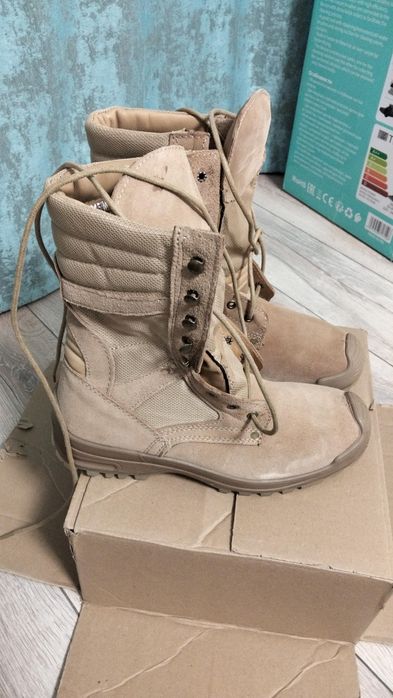 Берцы летние бежевые