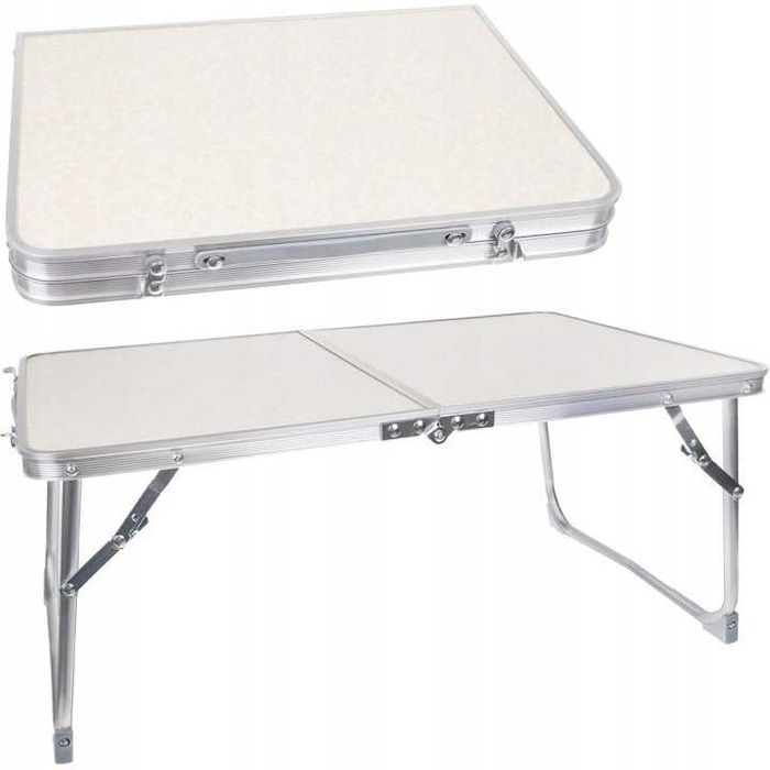 Masa pliabila camping tip valiza portabila din aluminiu usoara 60x40cm