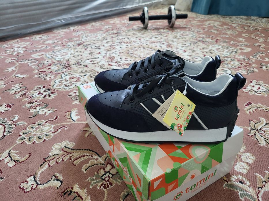 Кожанный Кроссовки для мальчика