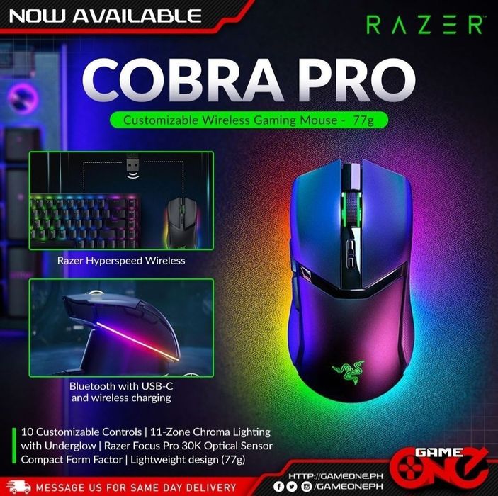 Razer Cobra Pro СКИДКА Wireless Беспроводная мышка/мышь