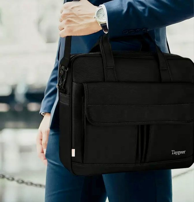 Мъжка бизнес чанта /Луксозно, месинджър офис куфарче за лаптоп 15.6”!