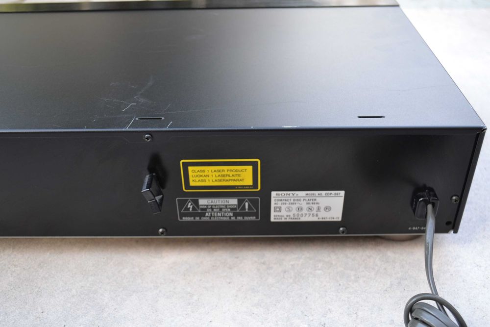 Cd Player Sony CDP 597