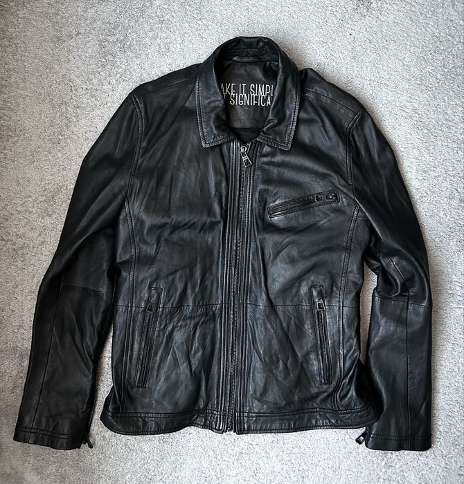 Camp David Leather jacket - black 52