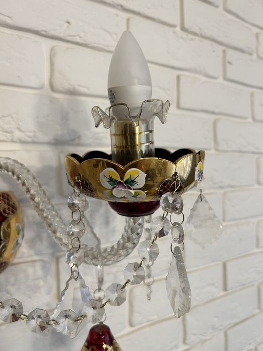 Продам хрустальный бра Чехия