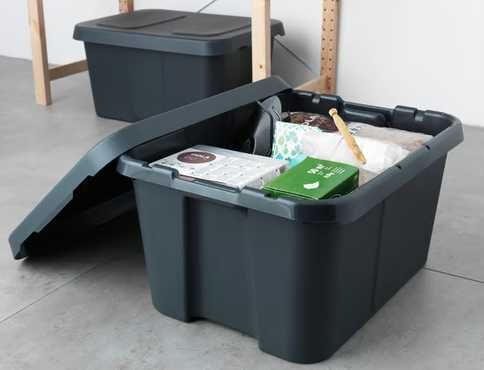 12 Cutii depozitare cu capac Ikea Klamatre