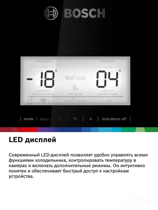 Холодильники BOSCH официльный магазин