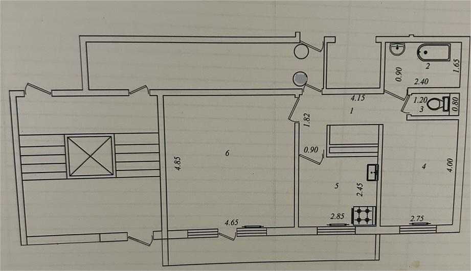 Продам 2/5/9 возле Пожарки. Ц6