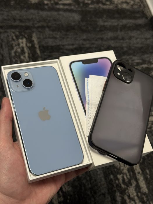 Iphone 14 128GB Blue, Liber de retea, Perfect functional