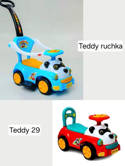 Bolalar uchun o'yinchoq moshina katalka