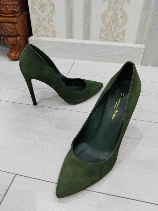 Туфли женские замшевые б/у