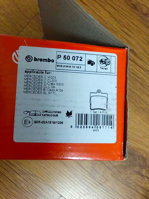 Brembo задни накладки за Mercedes benz - нови