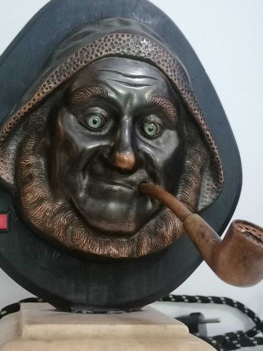 Statueta vintage cap de pescar 1920