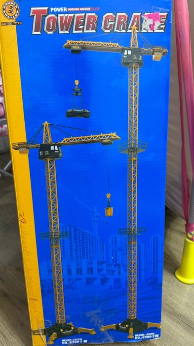 Игрушечный Tower crane( Кран подъемник)