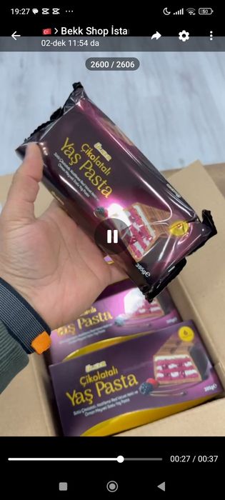 Yaş pasta shokolad Turkiya