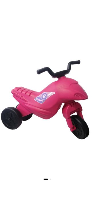 set de jucării motocicleta, carușior
