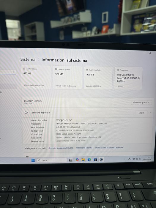 Lenovo x1 carbon gen 9 i7 1185g7 16gb ssd 512gb touch