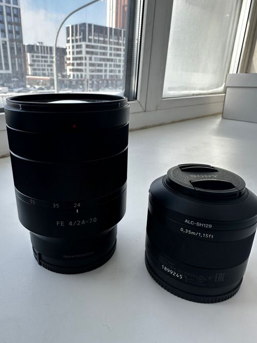 Фотоаппарт и объективы на Sony A7s
