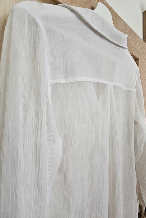 Бяла плажна рокля