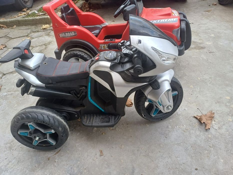 Детски електрически мотор и джип