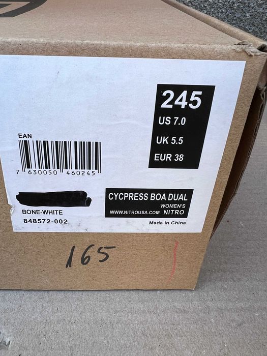 boots noi nitro cypress boa dual 24,5 mondo 38 europa