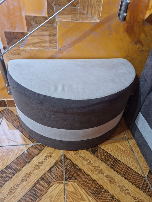 Colțar maro  extensibil + tamburel