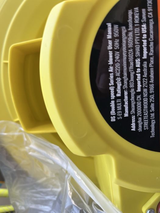 Suflanta aer 950 W pentru tobogan gonflabil si locuri de joaca