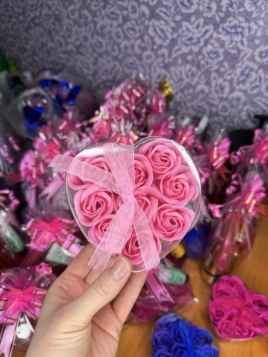 Мыльные розы, розы из мыла