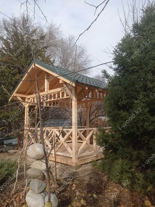 Деревянные беседки на заказ