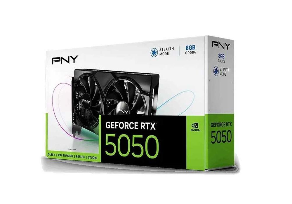 - Видеокарта PNY GeForce RTX 5050 8GB (VCG50508DFXPB1)