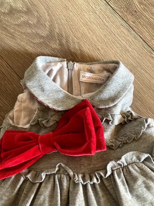 Рокля с тюл на MONNALISA р-р 12 месеца