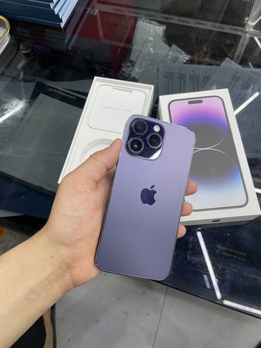 Iphone 14 pro max deep purple 128 gb ideal