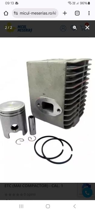 Kit Cilindru Wacker, WM80, BS600, BS650 etc (mai compactor) - cal. 1