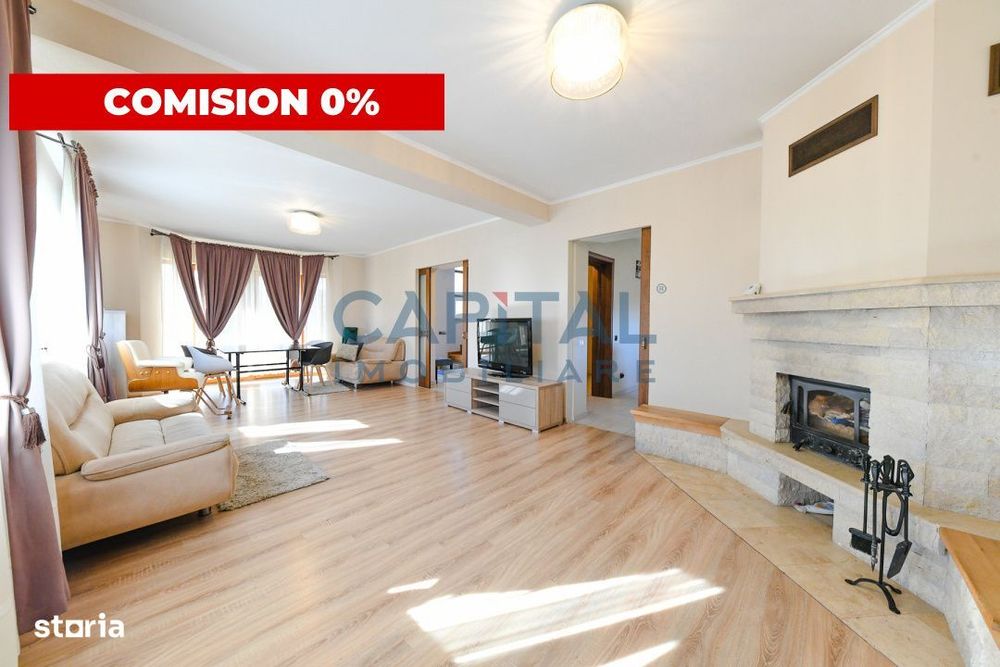 Fara comision! Casa 5 camere, 3 bai, garaj, 260 mp, teren 1600 mp, Apa