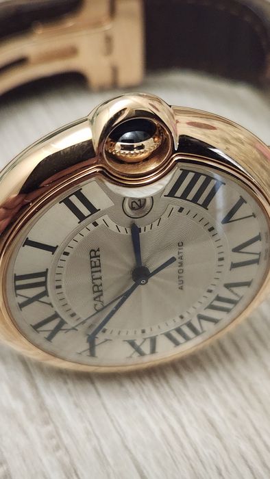Швейцарские золотые Cartier Ballon bleu