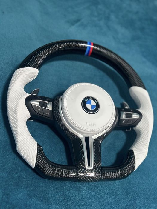 Volan BMW M cu padele Carbon + piele