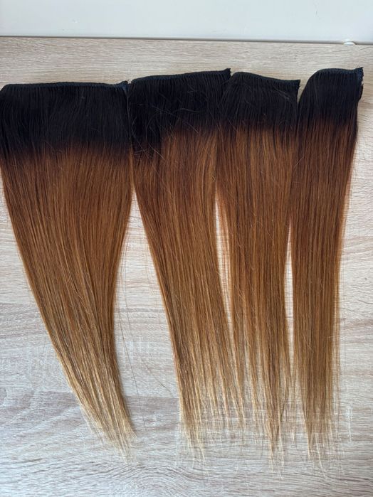 РАЗПРОДАЖБА – 100% натурална индийска коса, 40см, 137 грама