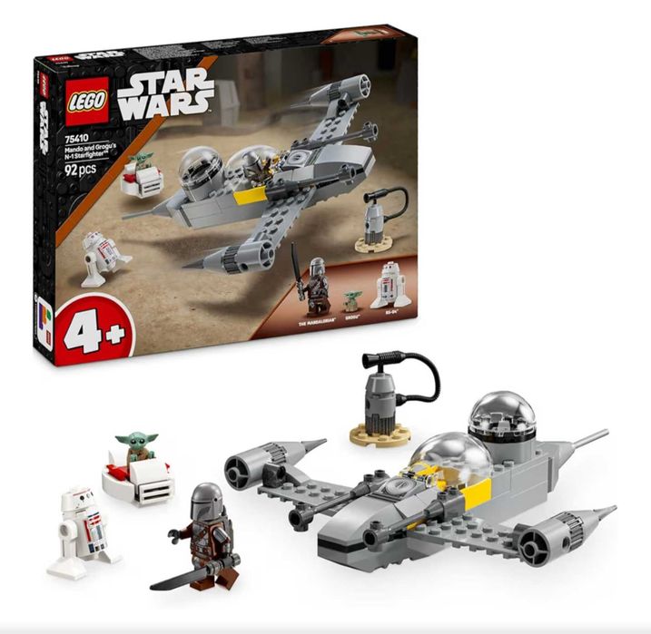 LEGO Star Wars 75410 - Mando and Grogu’s N-1 Starfighter - ново