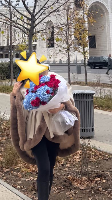 Кашемировое пончо