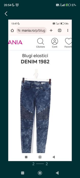 blugi elastici Denim 1982