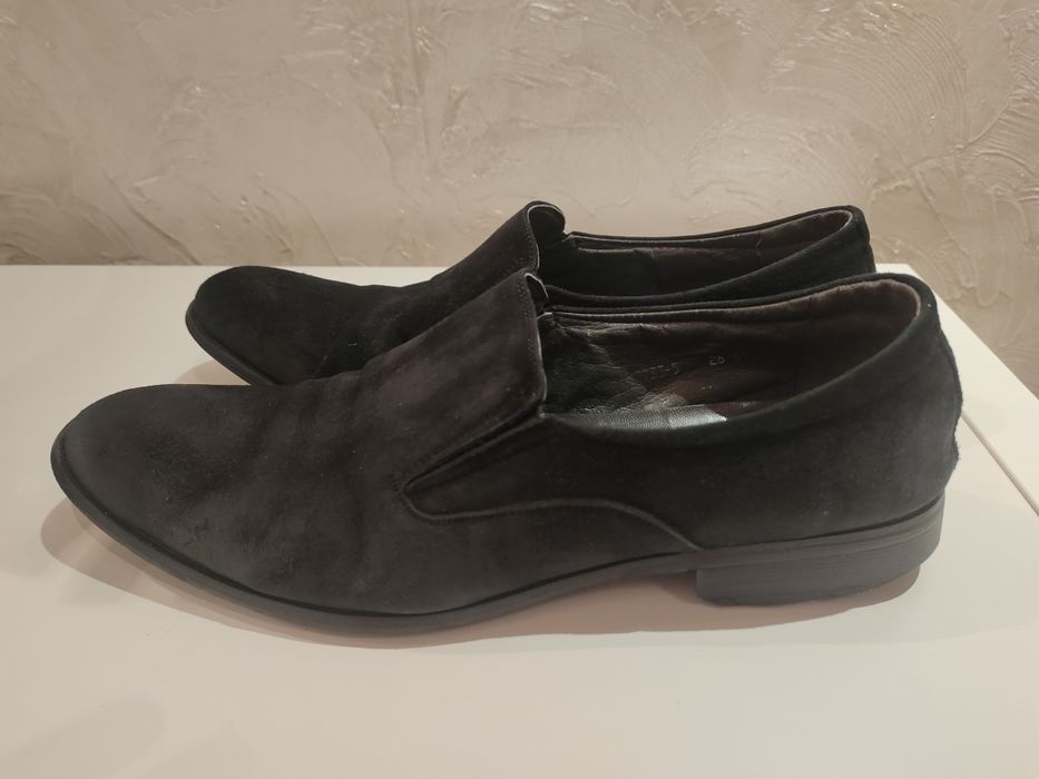 Замшевые туфли 41-42 размер