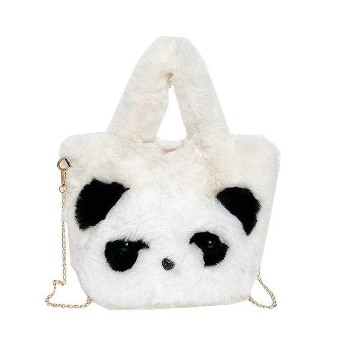 Пухкава и плюшена чанта Панда