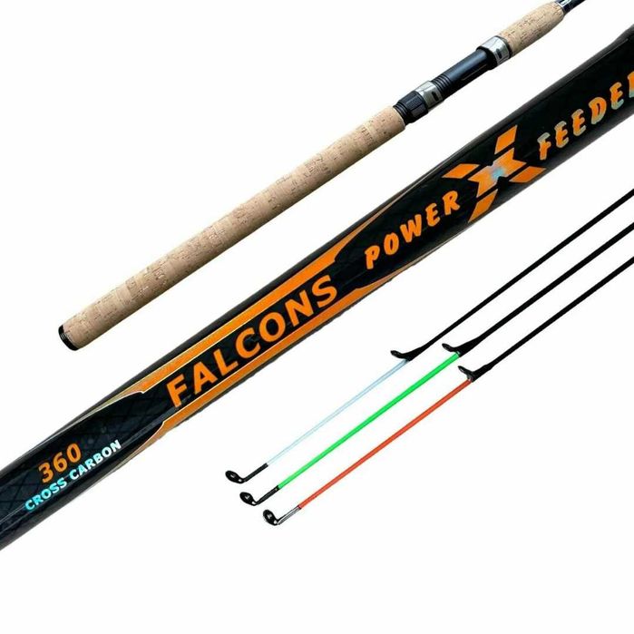 Въдица Pro FL Falcons 3.60м 180гр, Макара PRO FL Method Feeder 6000