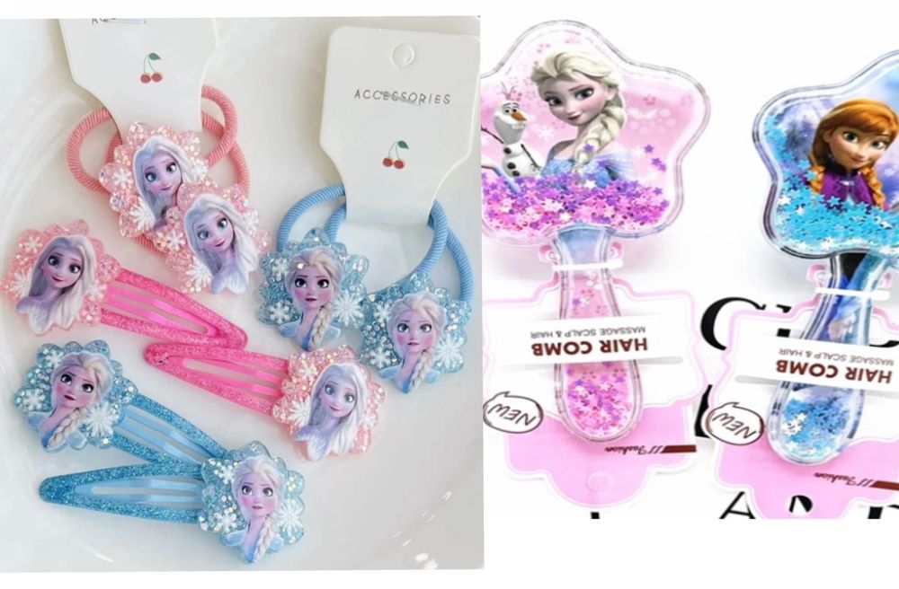 Набор заколок Эльза.