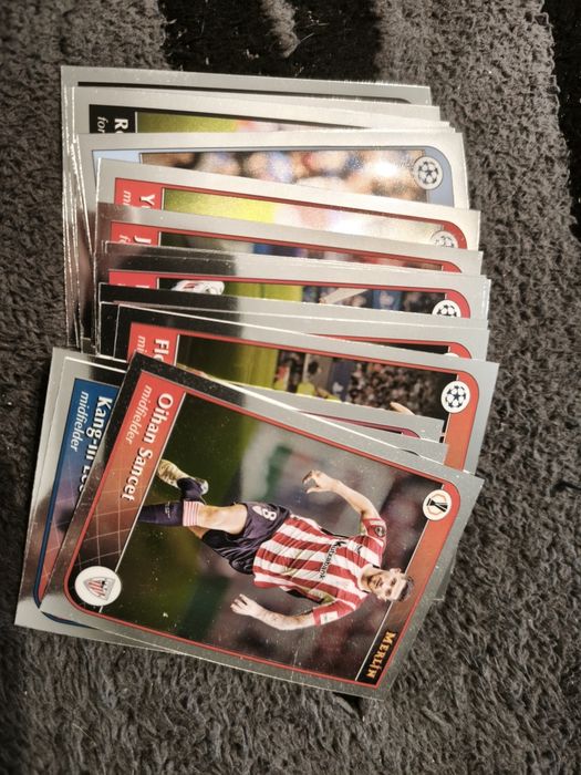 Cartonașe de fotbal colecție Topps+Panini