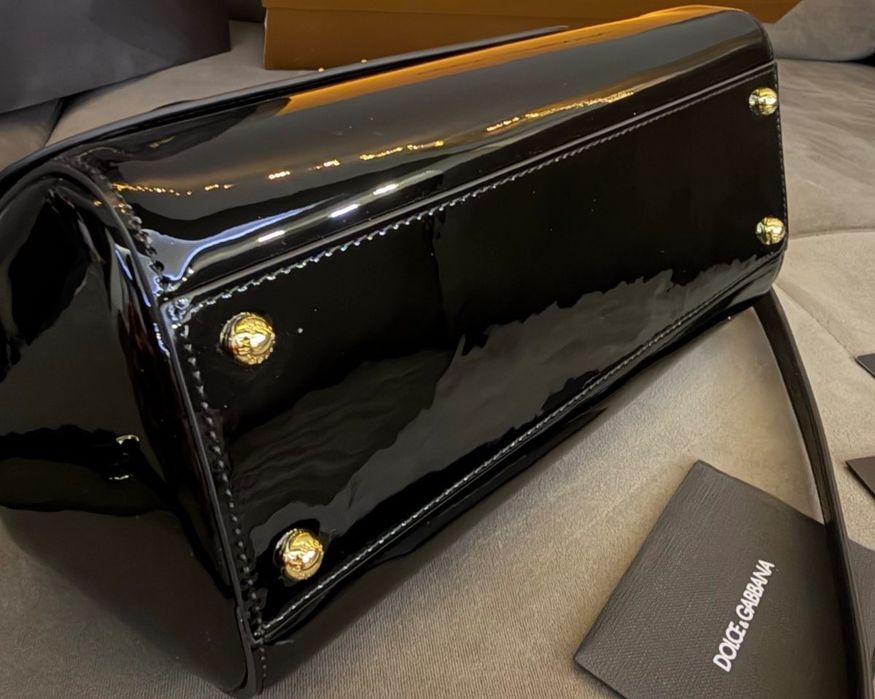 Dolce&Gabbana Sicily лачена чанта