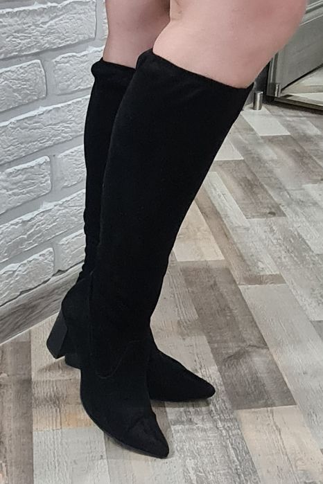 Сапоги-чулки черные"TAMARIS"