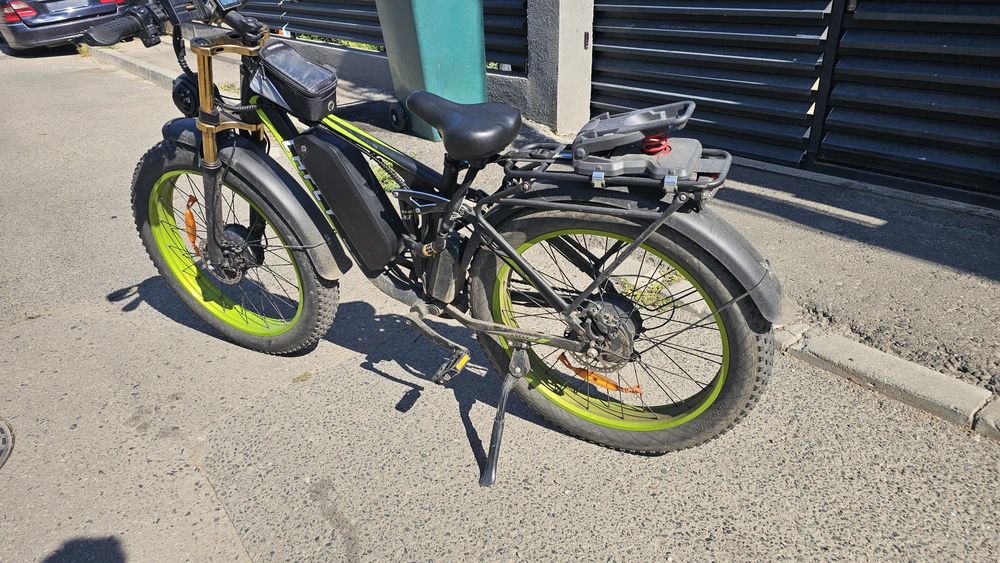Bicicleta electrica 50km/h 2000w dual-motor fat bike ebike
