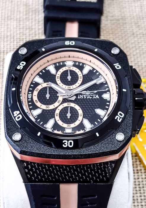 Ceas Invicta Speedway Chronograph Quartz Black Dial  – Barbati