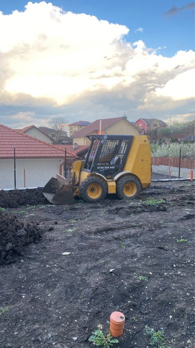 Inchiriez Miniexcavator 1.5t Bobcat incarcator frontal stivuitor