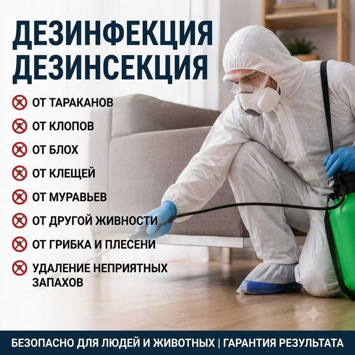 Dezinfeksiya klopa tarakan | Дезинфекция мышей